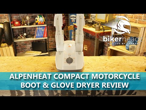 ALPENHEAT Compact ION Motorcycle Boot &amp; Glove Dryer 4K Video | Bikerheadz.co.uk
