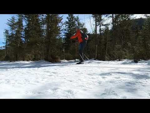 Langlauf klassisch - Loipe Klamm Königsalm - Siebenhütten Parkplatz entlang der Weißach (Kreuth)